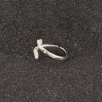 Extra Light Anthurium Flower Bangle Ring - Ring - Caribbijou Island Jewellery