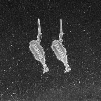St. Kitts Map Hanging Short Earring by Caribbijou - Earring - Caribbijou Island Jewellery