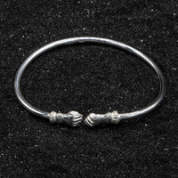 Medium Plain Fists Bangle - Bangle - Caribbijou Island Jewellery