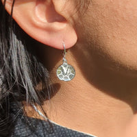 Large Trinidad Steel Pan Hanging Short Earring