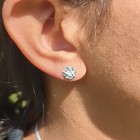 Caribbijou Small Trinidad Steel Pan or Steel Drum Stopper Stud Earring