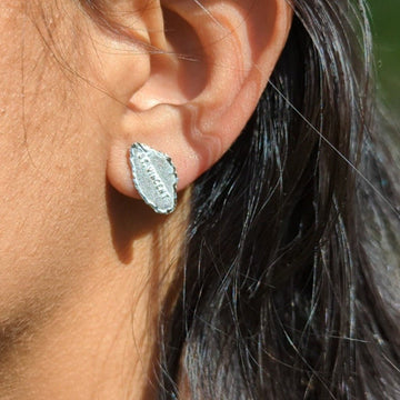 St. Vincent Map Stopper Stud Earring by Caribbijou - Earring - Caribbijou Island Jewellery