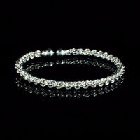 Braided Flexible Small Solid Ball Bangle - Bangle - Caribbijou Island Jewellery