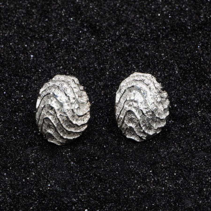 Caribbean Brain Coral Stopper Stud Earring - earring - Caribbijou Island Jewellery