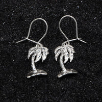 Caribbean Coconut Tree Short Earring - Earring - Caribbijou Island Jewellery