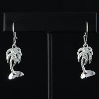 Caribbean Coconut Tree Short Earring - Earring - Caribbijou Island Jewellery