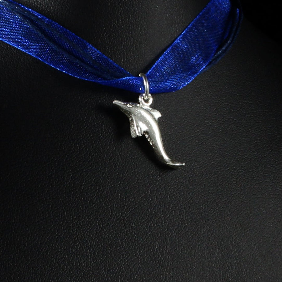 Caribbean Sea Dolphin Pendant with Chain - Pendent - Caribbijou Island Jewellery