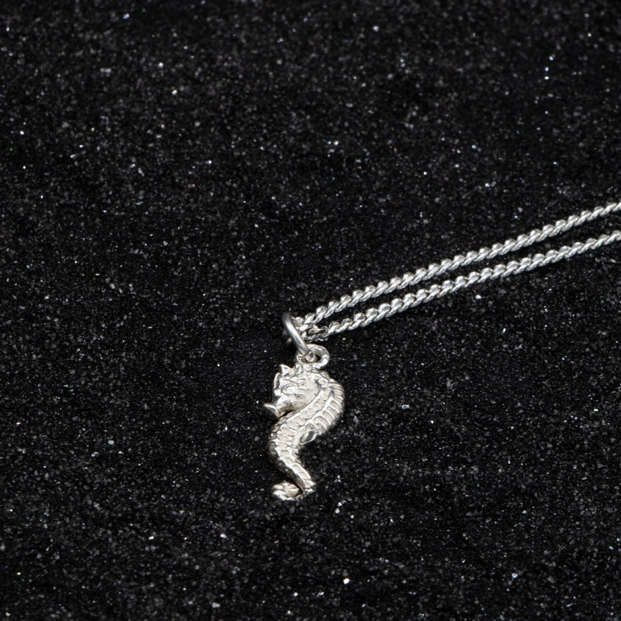 Caribbean Seahorse Pendant with Chain - Pendent - Caribbijou Island Jewellery