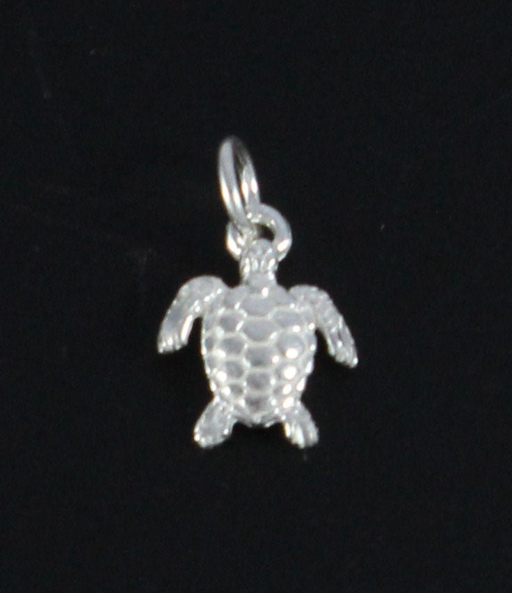 Caribbijou Small Sea Turtle Pendant with Chain - Pendent - Caribbijou Island Jewellery