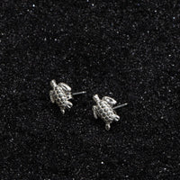 Caribbijou Small Sea Turtle Stopper Stud Earring - Earring - Caribbijou Island Jewellery