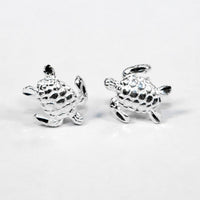 Caribbijou Small Sea Turtle Stopper Stud Earring - Earring - Caribbijou Island Jewellery