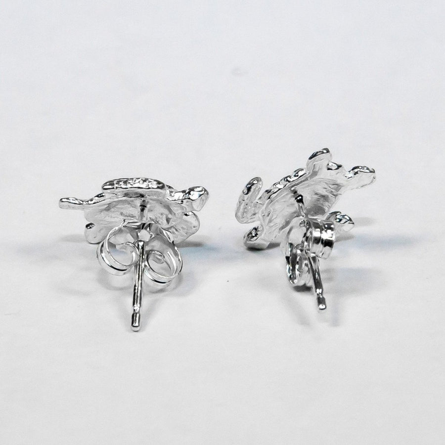 Caribbijou Small Sea Turtle Stopper Stud Earring - Earring - Caribbijou Island Jewellery