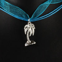 Coconut Tree Pendant with Chain - Pendent - Caribbijou Island Jewellery