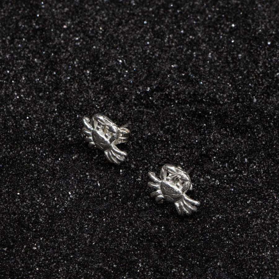 Crab Cancer Stopper Stud Earring - Earring - Caribbijou Island Jewellery