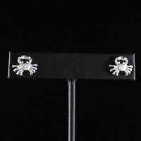 Crab Cancer Stopper Stud Earring - Earring - Caribbijou Island Jewellery