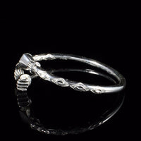 Extra Heavy Fist Bangle with Diamante Pattern - Bangle - Caribbijou Island Jewellery