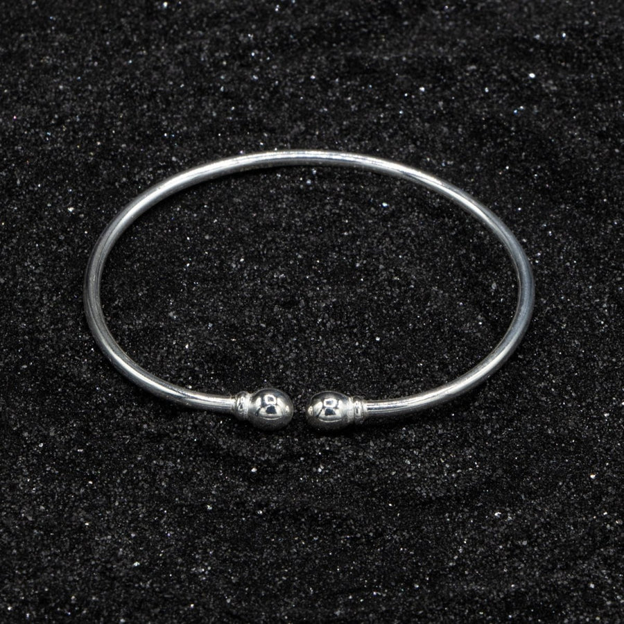 Extra Light Plain Solid Ball Bangle - Bangle - Caribbijou Island Jewellery