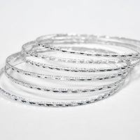 Flat Jingle 2mm in Calypso Pattern - Bangle - Caribbijou Island Jewellery