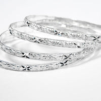 Flat Swirl Jingle - SOLD INDIVIDUALLY - Bangle - Caribbijou Island Jewellery