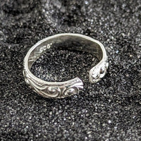 Grape Vine and Swirl Adjustable Toe Ring - Ring - Caribbijou Island Jewellery