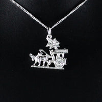 Grenada Bull and Cart Pendant with Chain - Pendent - Caribbijou Island Jewellery