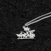 Grenada Bull and Cart Pendant with Chain - Pendent - Caribbijou Island Jewellery