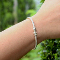 Heavy Plain Solid Ball Bangle - Bangle - Caribbijou Island Jewellery