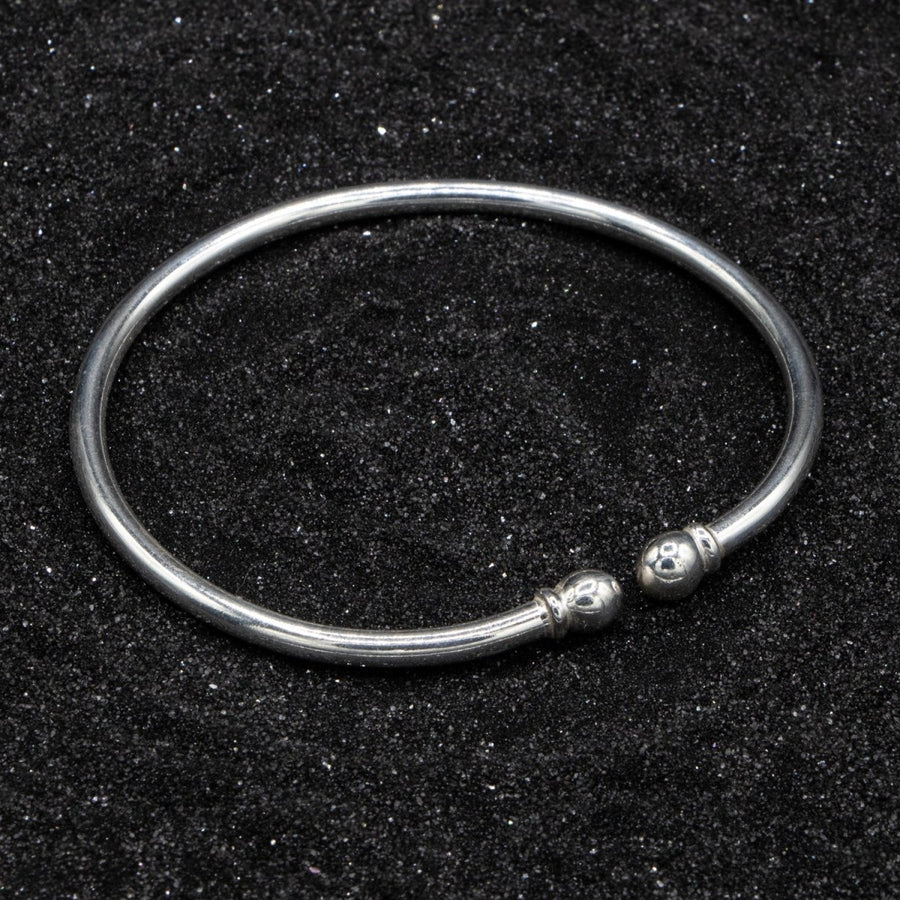 Heavy Plain Solid Ball Bangle - Bangle - Caribbijou Island Jewellery