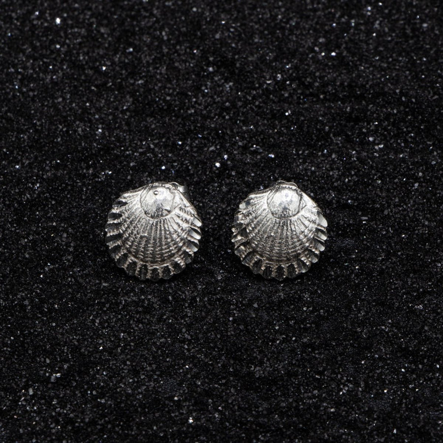 Large Clam Stopper Stud Earring - Earring - Caribbijou Island Jewellery