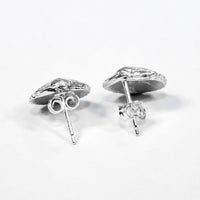 Large Clam Stopper Stud Earring - Earring - Caribbijou Island Jewellery