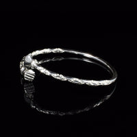 Light Bangle with Fists Diamante Pattern - Bangle - Caribbijou Island Jewellery