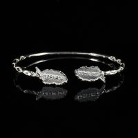 Light Grenada Map Bangle with Diamante Pattern - Bangle - Caribbijou Island Jewellery