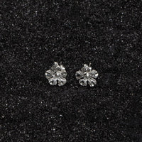 Small Hibiscus Flower Stopper Stud Earring - Earring - Caribbijou Island Jewellery