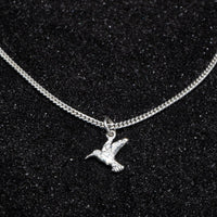 Small Humming Bird Pendant with Chain - Pendent - Caribbijou Island Jewellery