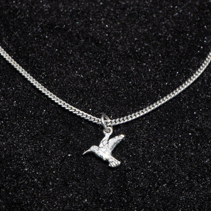 Small Humming Bird Pendant with Chain - Pendent - Caribbijou Island Jewellery