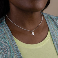 Small Humming Bird Pendant with Chain - Pendent - Caribbijou Island Jewellery