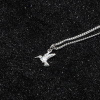 Small Humming Bird Pendant with Chain - Pendent - Caribbijou Island Jewellery