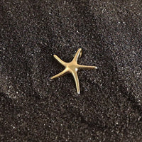 Starfish Pendant in 14 KT Yellow Gold - Caribbijou Island Jewellery