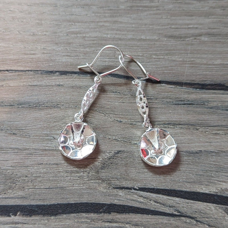 Steel Pan Hanging Long Earring by Caribbijou - Earring - Caribbijou Island Jewellery